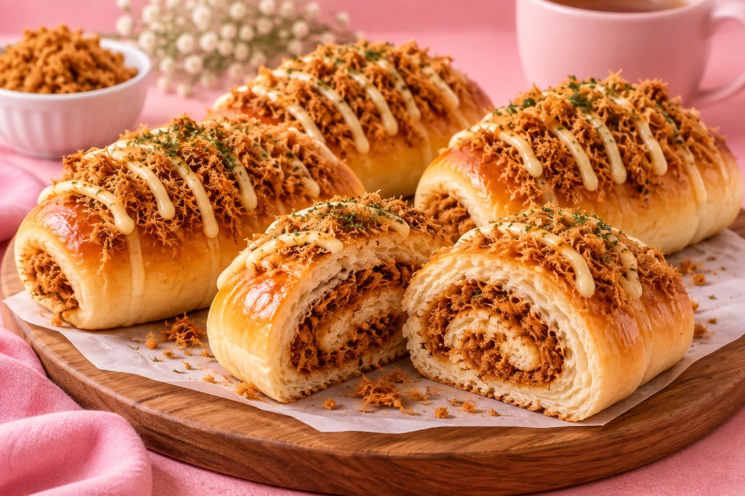Roti Gulung Abon