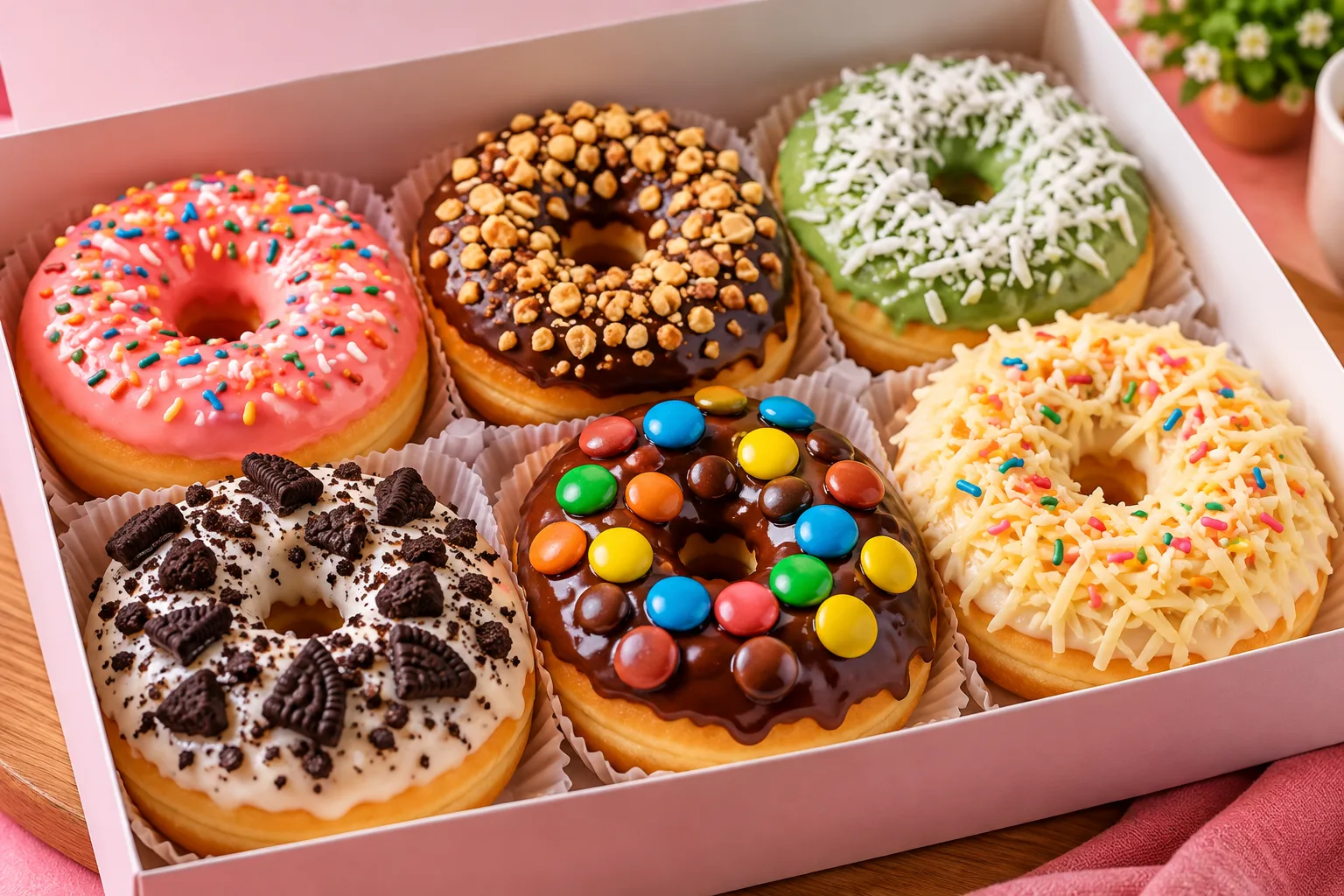 Donat Meses Warna